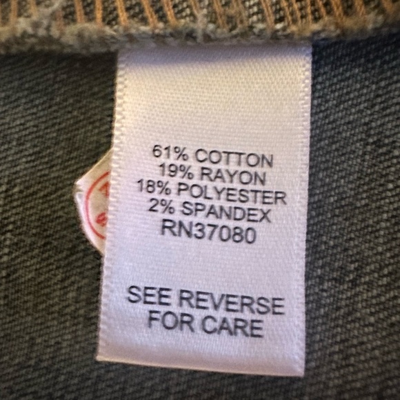 Denim Jean Vest Button Down Size Small by Denim - Picture 12 of 12